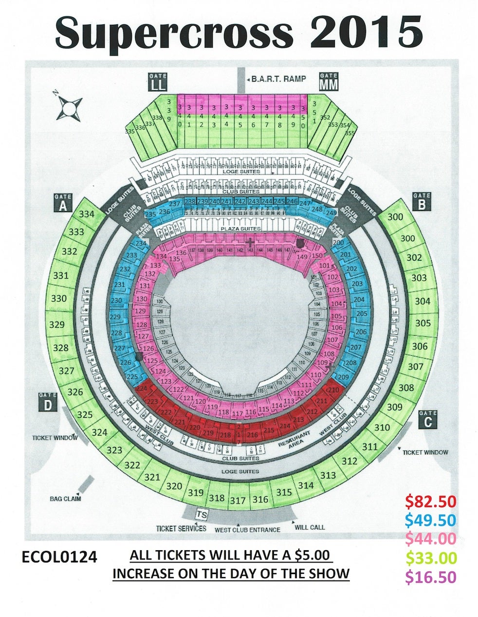 O Co Coliseum Seating Chart